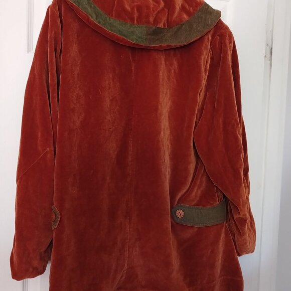 Vintage April Cornell XXL Coat Velvet - Picture 4 of 6